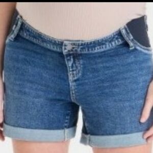 Under Belly Low-Rise Maternity Jean Shorts Isabel Maternity Size 14